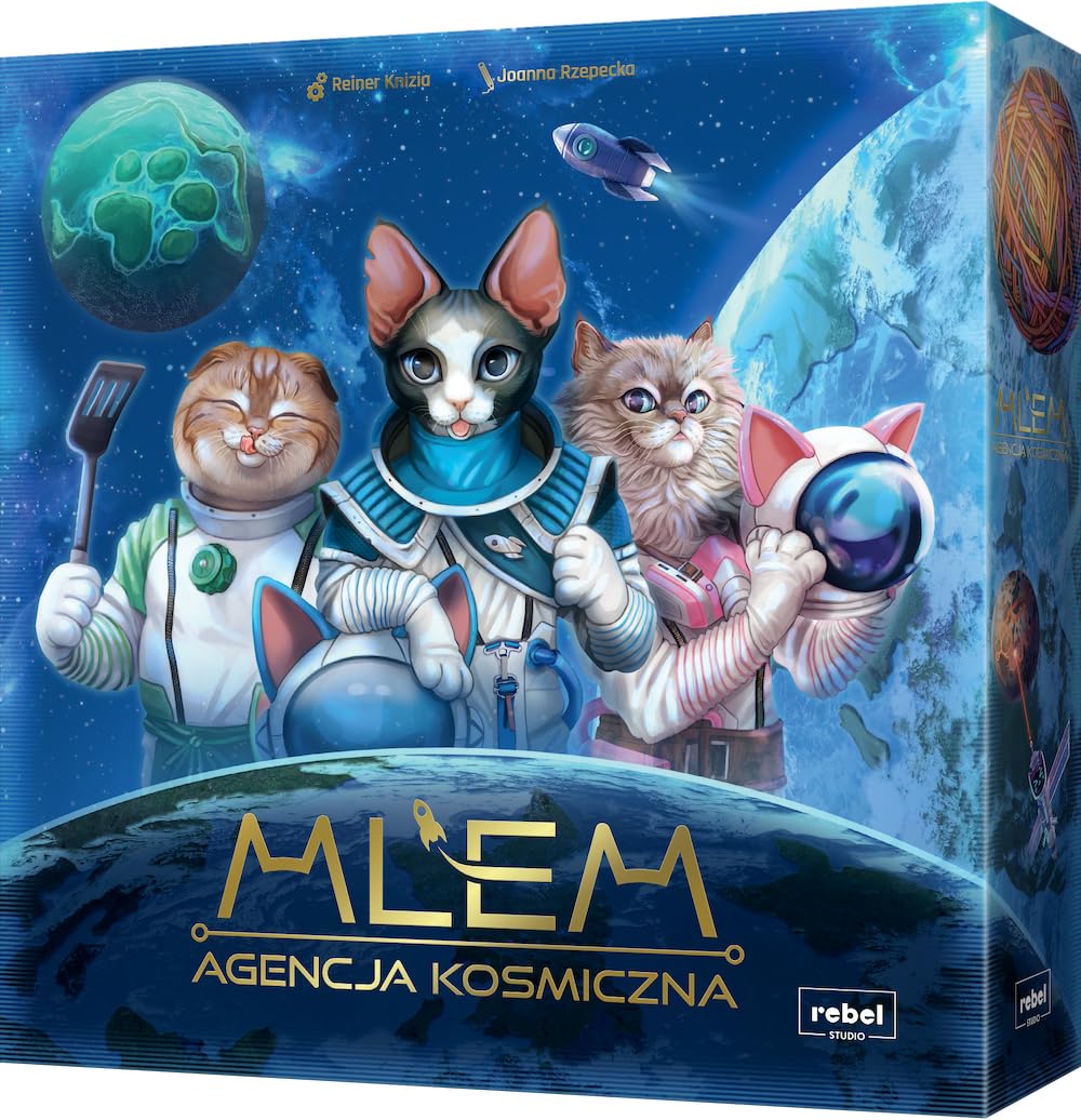 MLEM: Agencja kosmiczna (wersja PL) | Gra planszowa | Gra Rodzinna | Gra imprezowa | 2-5 graczy | Wiek 8+
