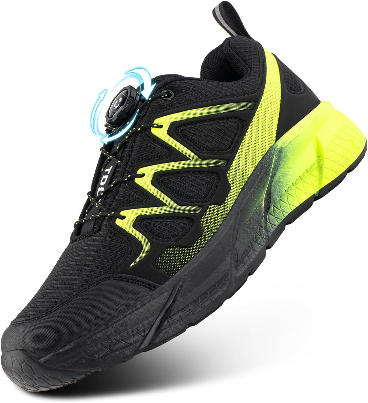 Scarpe Donna Sneakers Running Uomo Ginnastica Scarpe da Corsa Trekking Trail Sportive Fitness Correre Camminare Running Shoes Nere EU 37-47