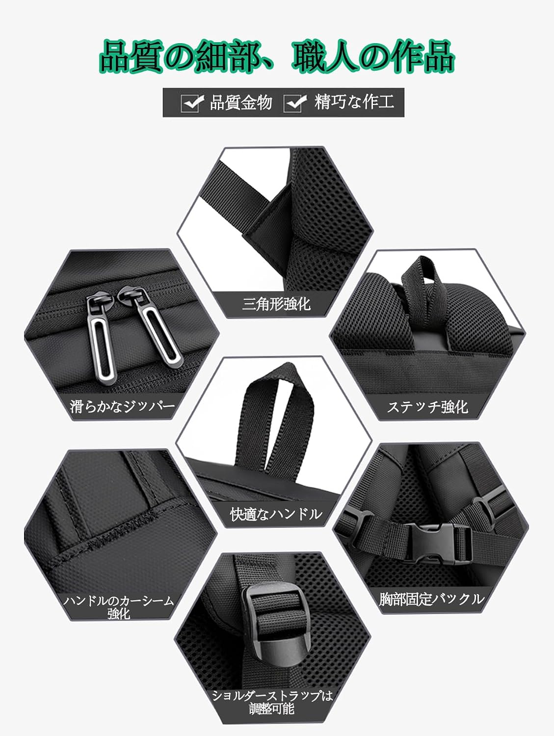 [Cosylive] リュック 大容量 メンズ ビジネスバッグ PC15.6インチ 収納 バックパック 2WAY 両肩背負うレディー