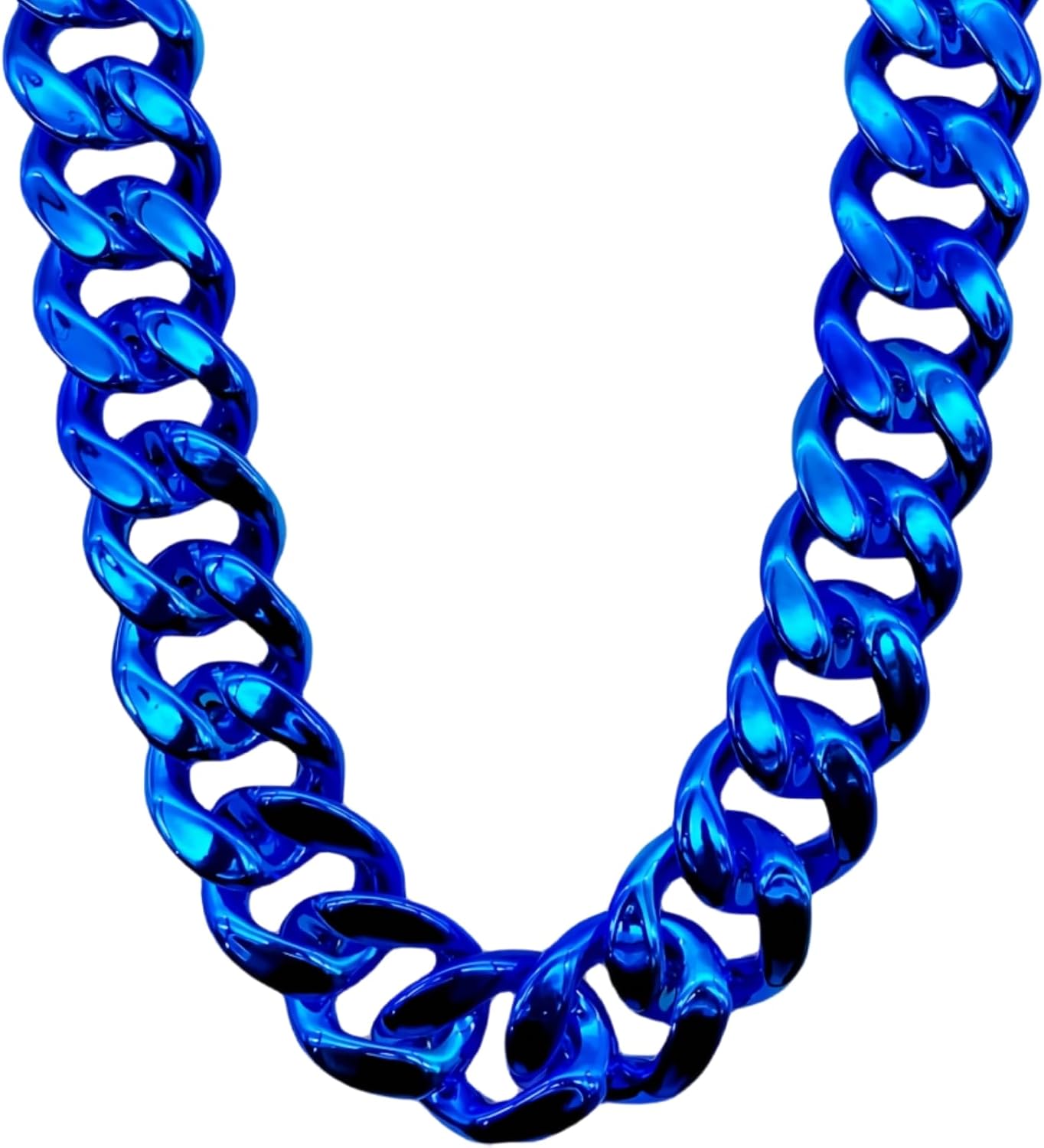 Plastic Hip Hop Chain Necklace, 80s 90s Costume Accessory, Men's Chunky Necklace, Big Chunky Gold Chain,