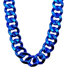 Plastic Hip Hop Chain Necklace, 80s 90s Costume Accessory, Mens Chunky Necklace, Big Chunky Gold Chain,