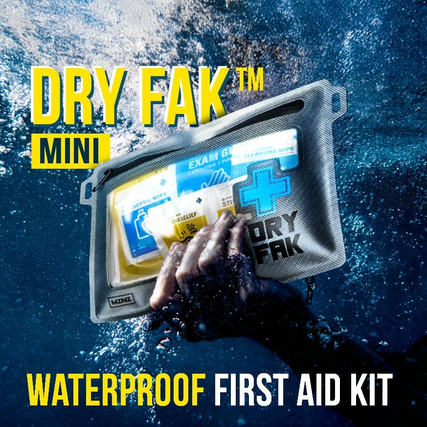 Miniatura 6 de EVERLIT Kit de primeros auxilios ultraligero e impermeable, botiquín de primeros auxilios para barco, kit médico marino para canotaje, kayak,