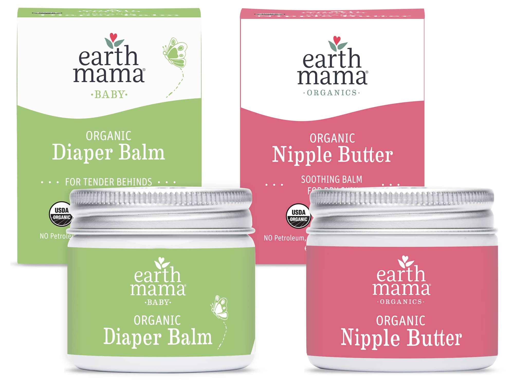 Buy Earth Mama 2Piece Gift Set, Organic Diaper Balm and Organic Nipple