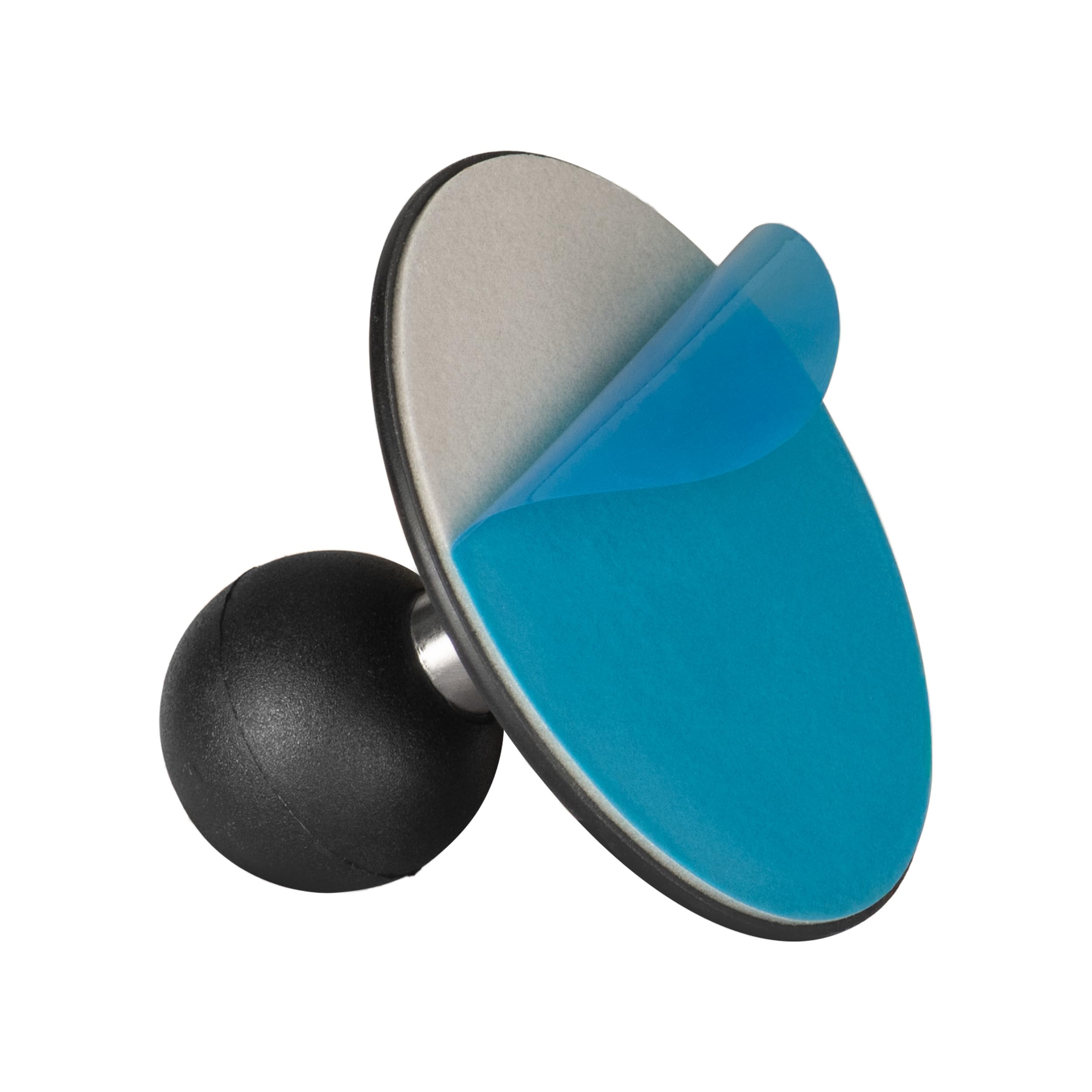 FANAUE Flex Adhesive Ball Base Compatible with RAM Mounts B Size Double Socket Arm, 1" Ball Head Adapter for Motorcycle Phone Mount Bike Phone Holder, Suction Cup Base for Mounting on Car Dashboards.