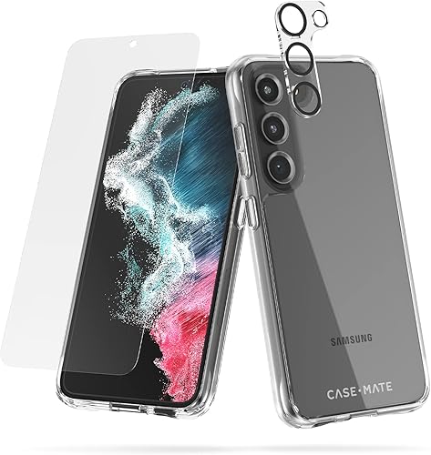 Funda Case-Mate para Samsung Galaxy S23 Plus 3en1 con protector de pantalla FlexiShield y protector de lente de cámara 6.6" protección contra caídas