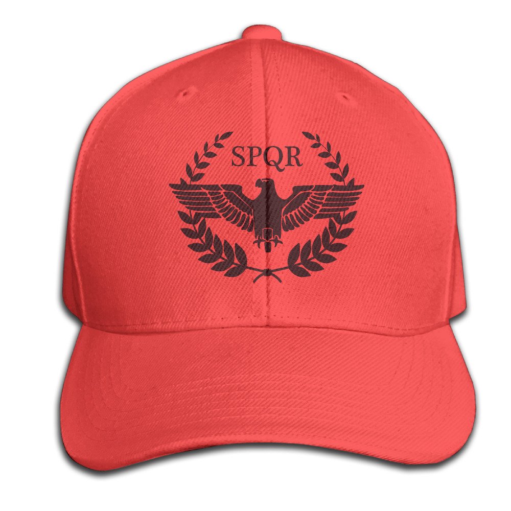 EVALY CapsEvaly Particular Unisex-Adult The SPQR Logo Trucker Caps Hat Black