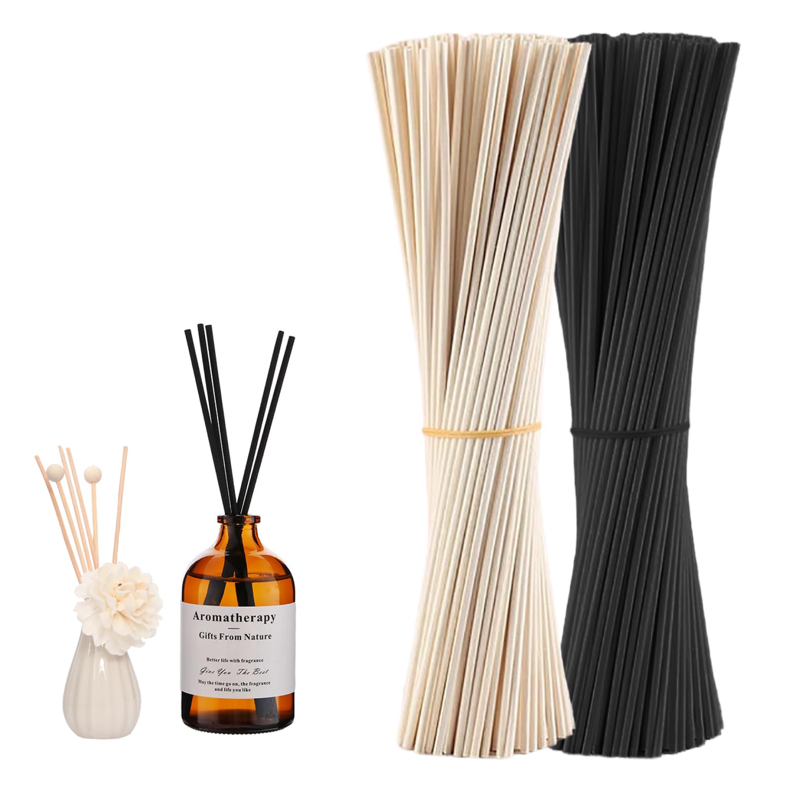 100pcs Long Reed Diffuser Sticks 30cm X3.0mm, Large Black Reed Diffuser For Scented Oil Diffuser, Diffuser Sticks 30cm, Fragrance Sticks For Home,Office