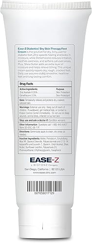 Miniatura 2 de Crema para pies diabéticos. Ingredientes clínicamente probados y zinc que alivian los pies y las manos secos, agrietados y callosos. Alivia el dolor