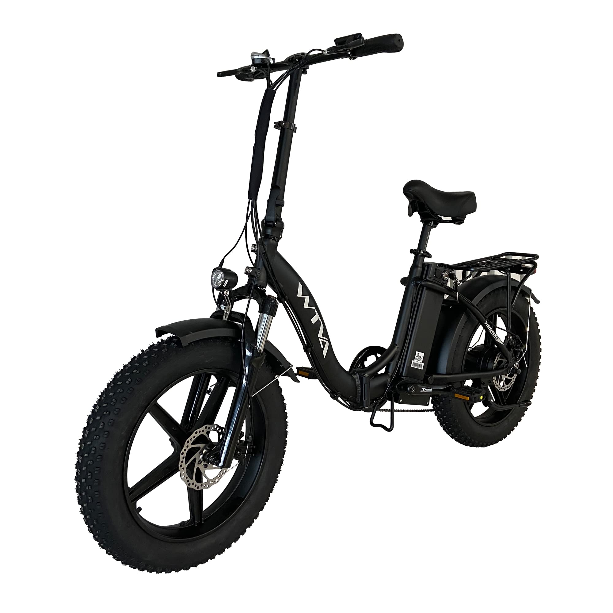 Buy WTVA 750W Electric Bike Fat Tire 28MPH Folding Ebike 20" StepThru Adult Electric Bicycles
