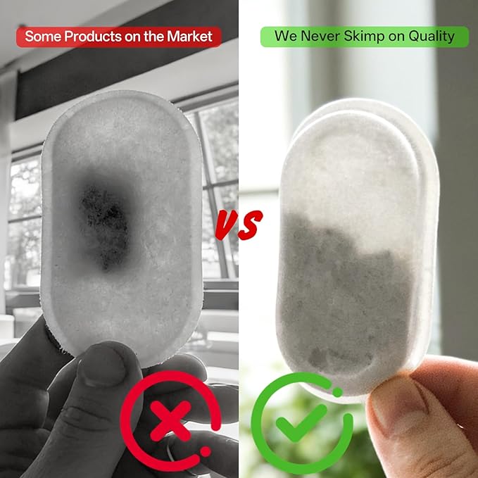 Pack de 24 Filtros y Esponjas para Fuente de Agua para Gatos miniatura 8