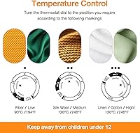 Vista 7 de Mini plancha para manualidades, acolchado, plancha de viaje, plancha para el hogar, suministros de planchado fácil, mini plancha eléctrica, mini