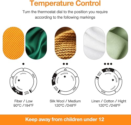 Miniatura 7 de Mini plancha para manualidades, acolchado, plancha de viaje, plancha para el hogar, suministros de planchado fácil, mini plancha eléctrica, mini