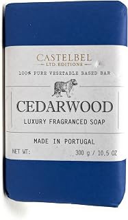 Castelbel Cedarwood Luxury Fragranced Soap, 10.5 Ounces