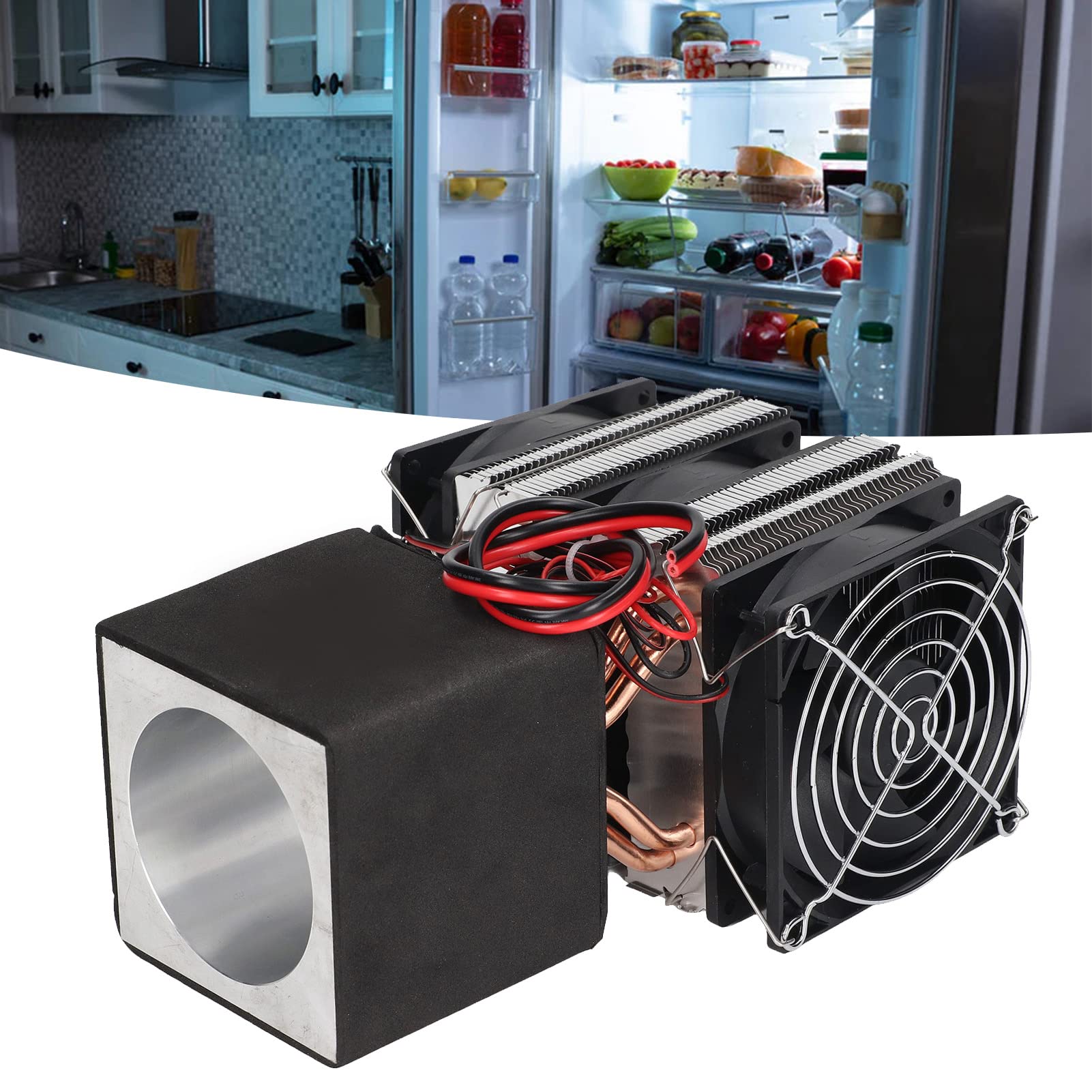 Chłodnica półprzewodnikowa Wysoka wydajność Elektroniczne urządzenie chłodzące DC 12 V do mini klimatyzatorów dla zwierząt Małe lodówki Kompaktowy rozmiar stopu aluminium