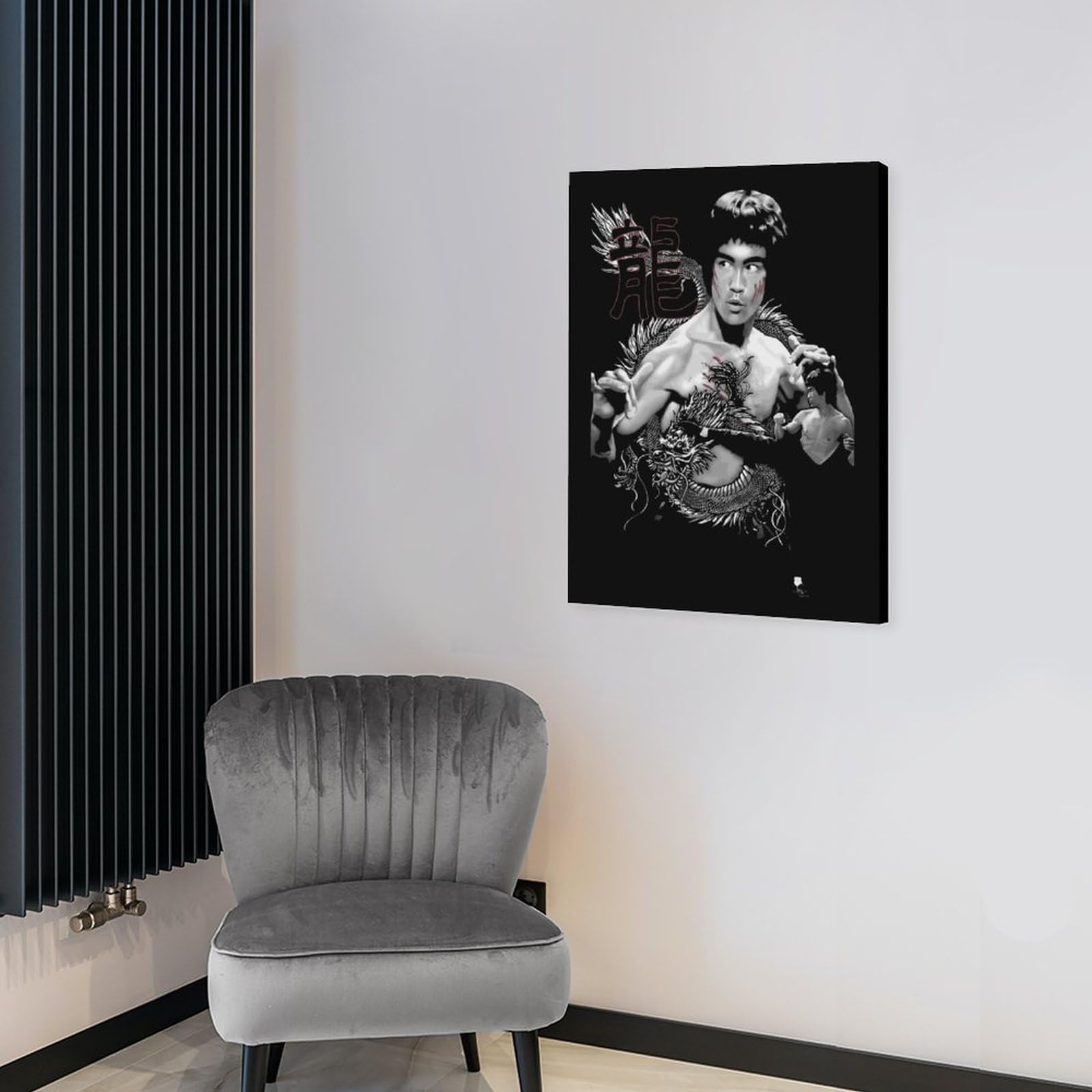 Amazon.co.jp: キャンバス絵画 Bruce Lee ブルース・リー アートパネル 