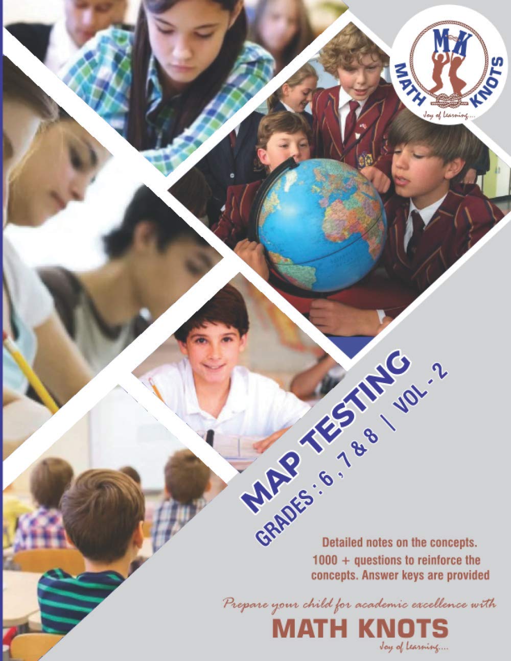 MAP Testing: Grades: 6-8 Vol - 2 (Test Prep Series)