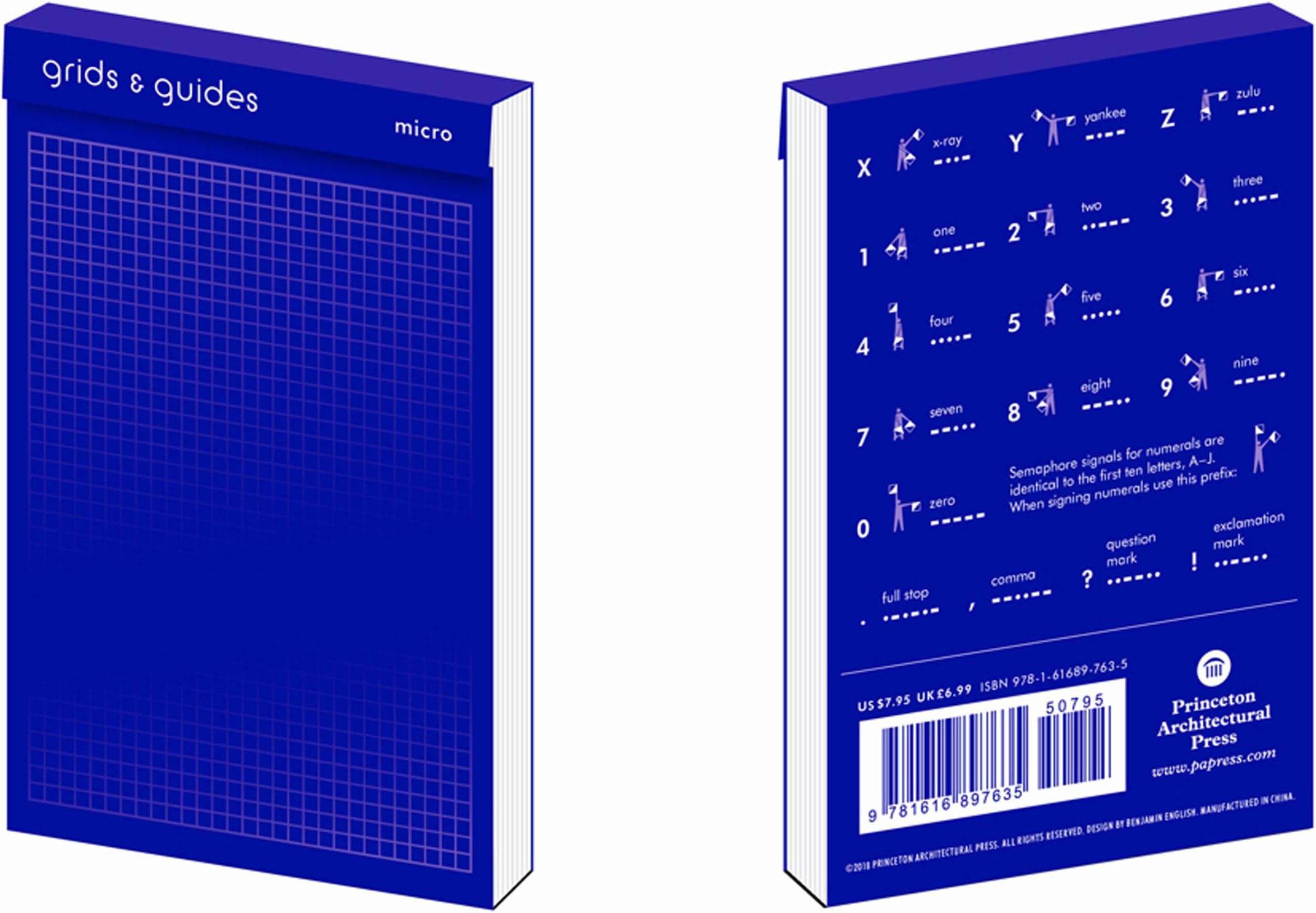 Grids & Guides (Micro Blue): A Pocket Size Notebook