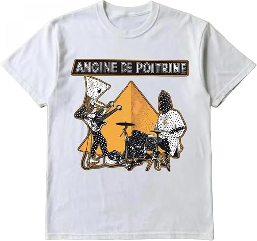 Angine De Poitrine Rock Band T-Shirt, Vintage Washed Concert