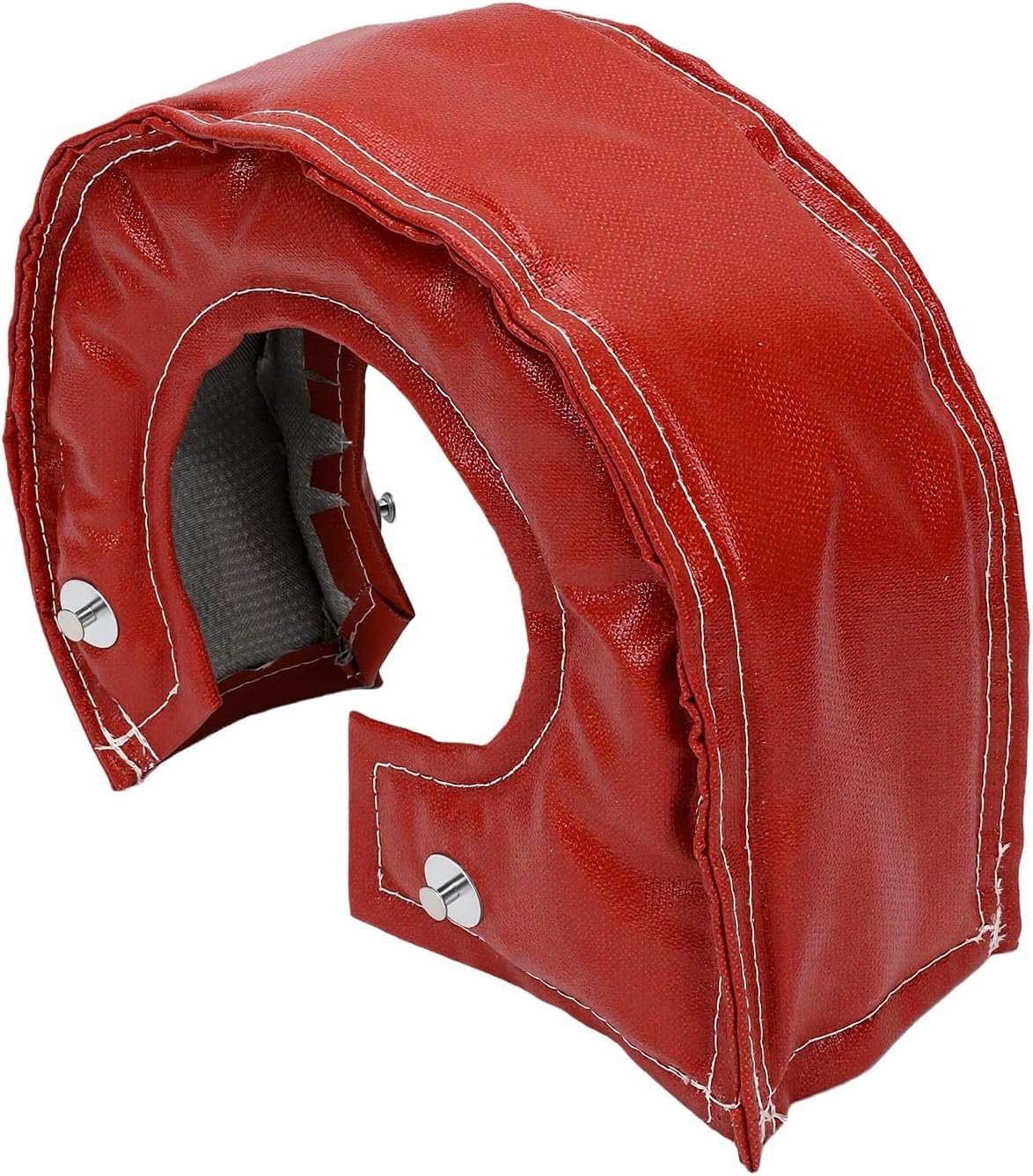 Fafeicy Heat Insulation Cover for Turbocharger Red