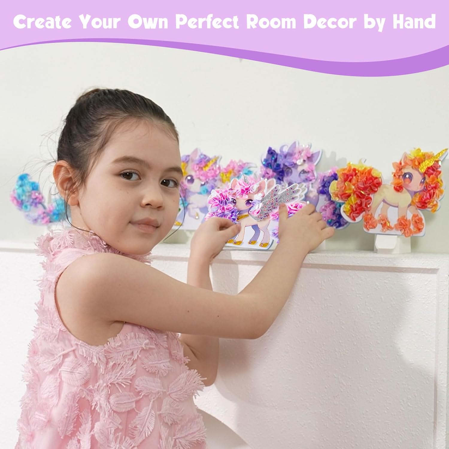MyPixie Poke Art Kits for Girls, Arts and Crafts for Kids 4-8, DIY Creative Activity Toys, Christmas Birthday Gifts for Girls 4 5 6 7 8 9 10 Year Old