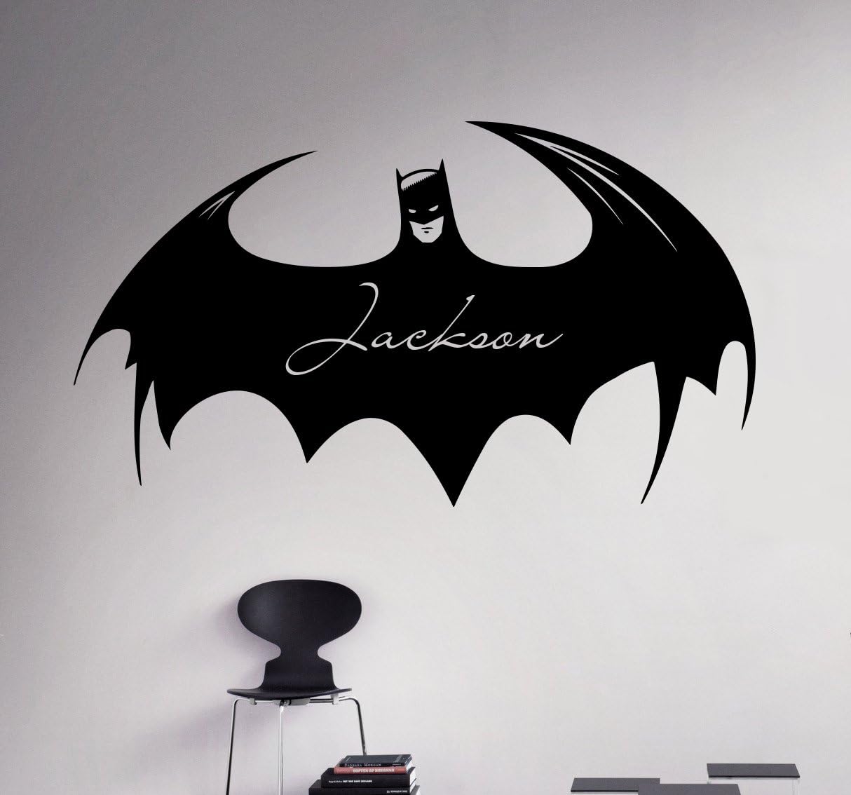 Personalized Names Wall Decal Batman Comics Vinyl Sticker