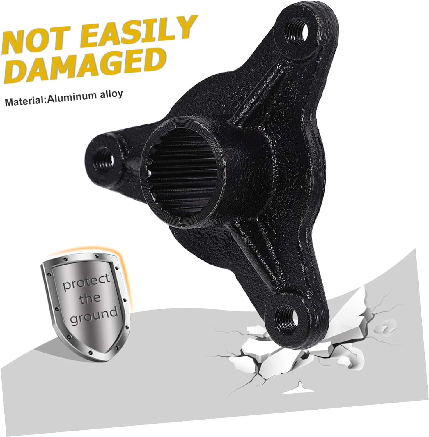 2pcs Rear Axle Hub Tooth Spline ATV Wheel Hub Kit for Easy Installation