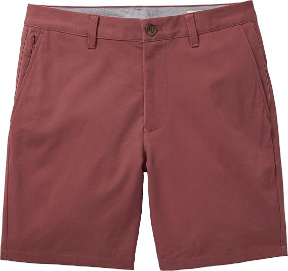 Bonobos - Mens Stretch Washed Chino Evolution Short, Color Ginger Rose, Size: 36W X 7L