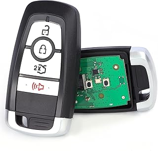Smart Proximity Keyless Entry Remote Key Fob Replacement for Ford Edge Explorer Fusion Mustang 2017 2018 2019 2020 315MHz ID49 FCC ID: M3N-A2C93142300, P/N: 164-R8159, 164-R8150