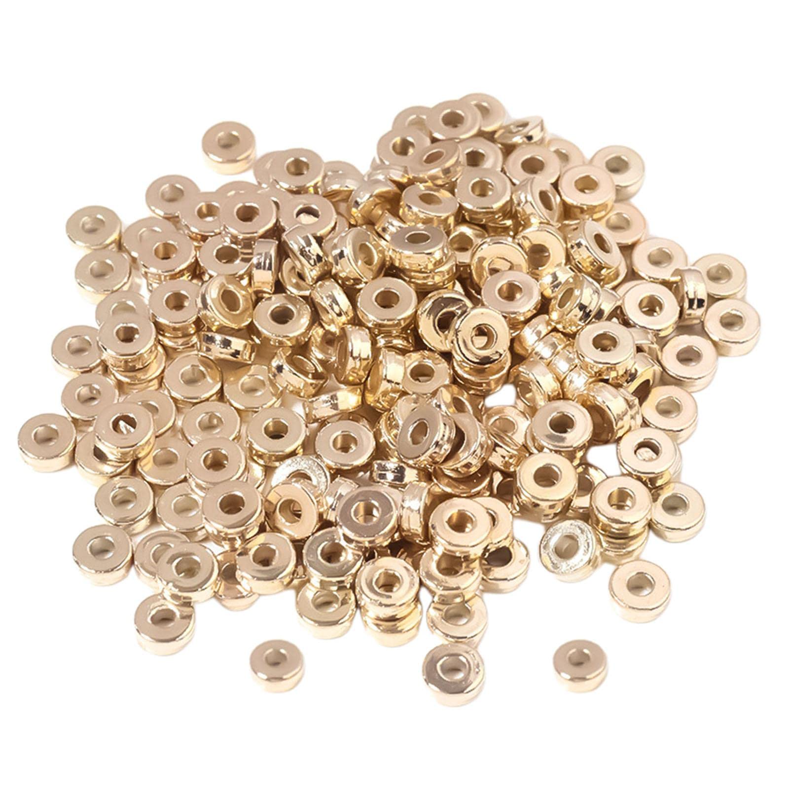 Amazon.co.jp: Luzhengyang 500個 6mm Rondelle CCB チャーム 