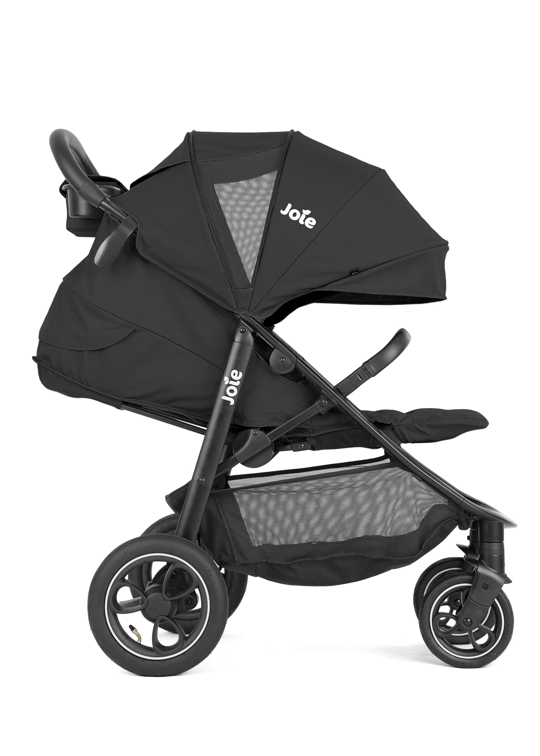 Joie litetrax™ pro passeggino, chiusura compatta, reclinazione completamente orizzontale, compatibile con sistema da viaggio, parapioggia incluso – dalla nascita ai 4 anni (0–22 kg), shale