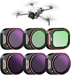 NEEWER ND/PL Ensemble de filtres compatibles avec DJI Mini 5 Pro Caméra drone (ND8/PL+ND16/PL+DN32/PL +ND64/PL), Snap sur la densité neutre polarisé ND Filtre à lentilles Accessoires de photographie multicouches, paquet de 4