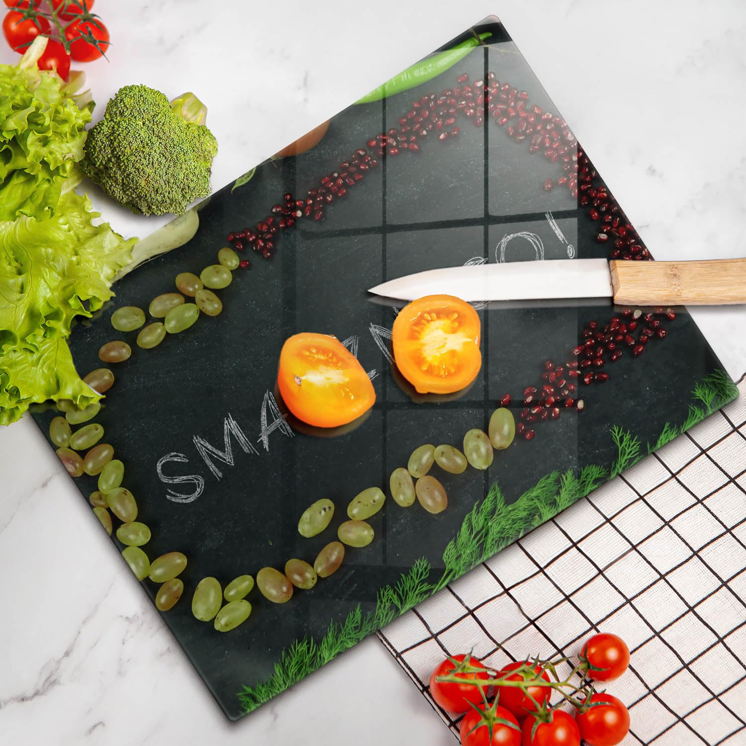 Tabla de aperitivos | Gris | Superficie impresa