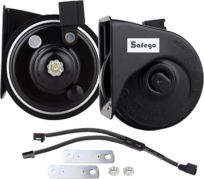 Horn for Cars, Universal Toyota, Genuine Premium Horn, Lexus Style Compatible with Car Inspections, Safego Electronic Cracking, 12 V, Compatible with Daihatsu Models Wide Range Including Noah Voxy Series, For Suzuki, Hiace, Sienta, Mitzva, Corolla Cross-Common Two-Part Branching Harness, Light Vehicles, Popular, Marco, Heavy Bass, Strong Bass, Strong Sound Parallel import goods