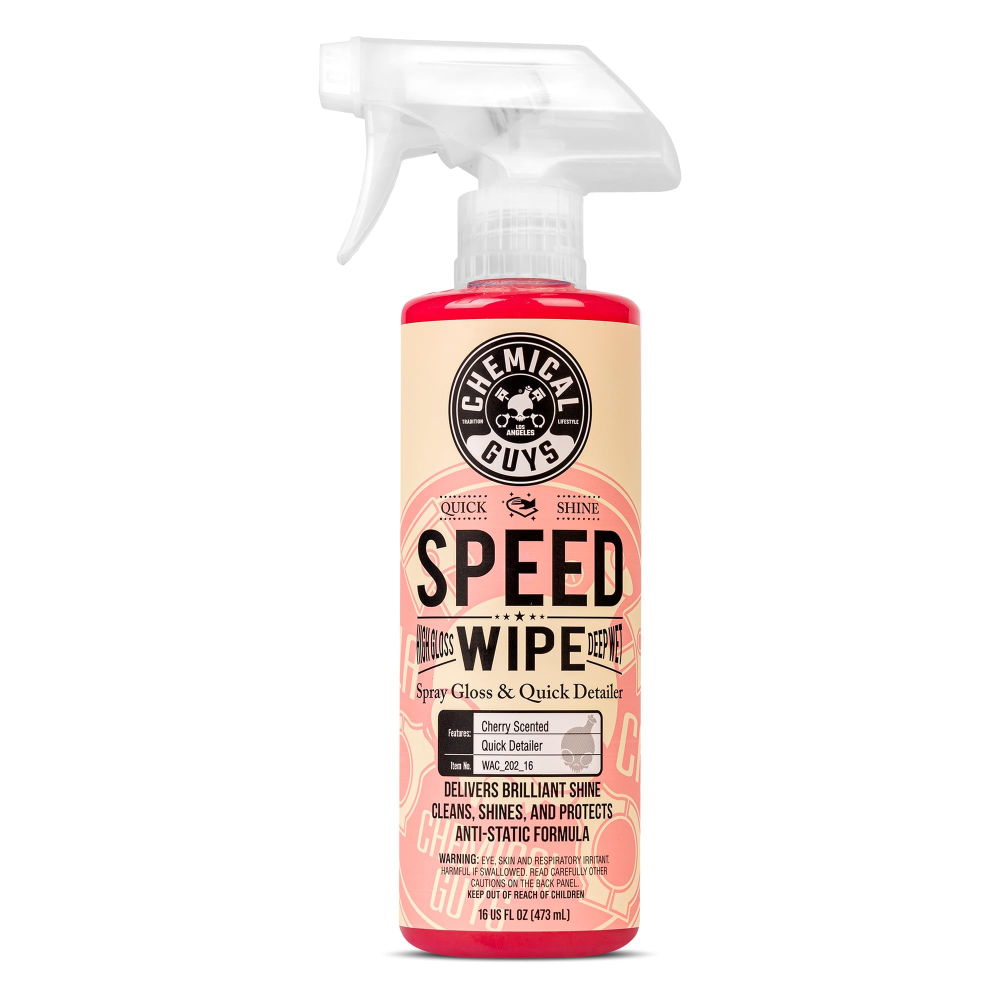Chemical Guys Speed Wipe Quick Detailer, 16 Oz., Wac_202_16