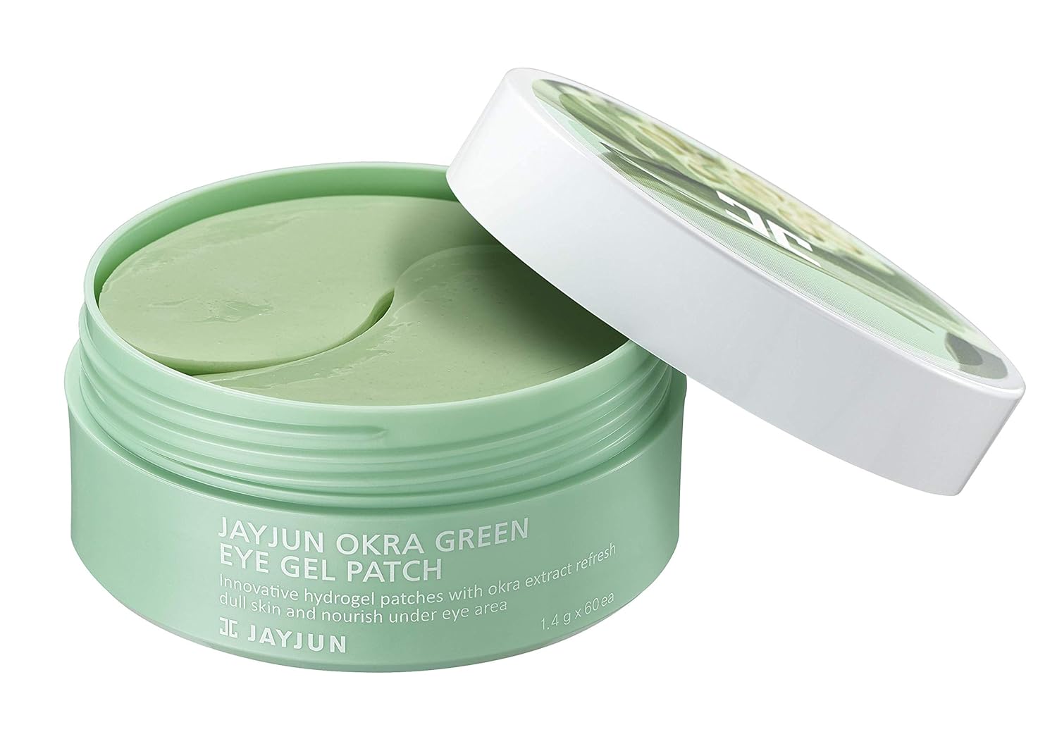 JAYJUN Green Tea Eye Gel Patch, Dark Circle, Puffy Eye, Under Eye Patch, 1.4g, 60 in Jar: Beauty