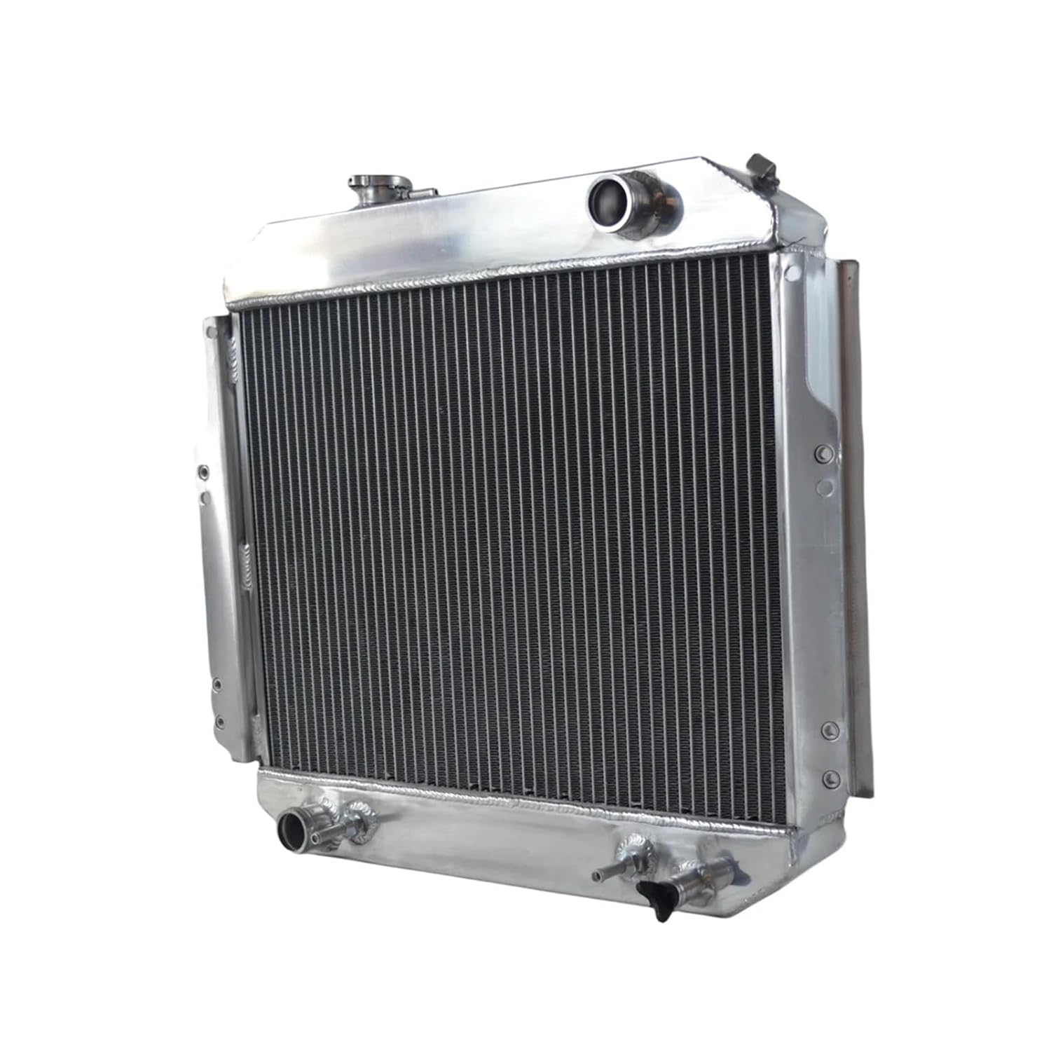 Compatible with 1988-1992 Nissan Forklift A10-A25 H20 OEM 2146090H10 at MT 2.0L L4 56mm Aluminum Radiator