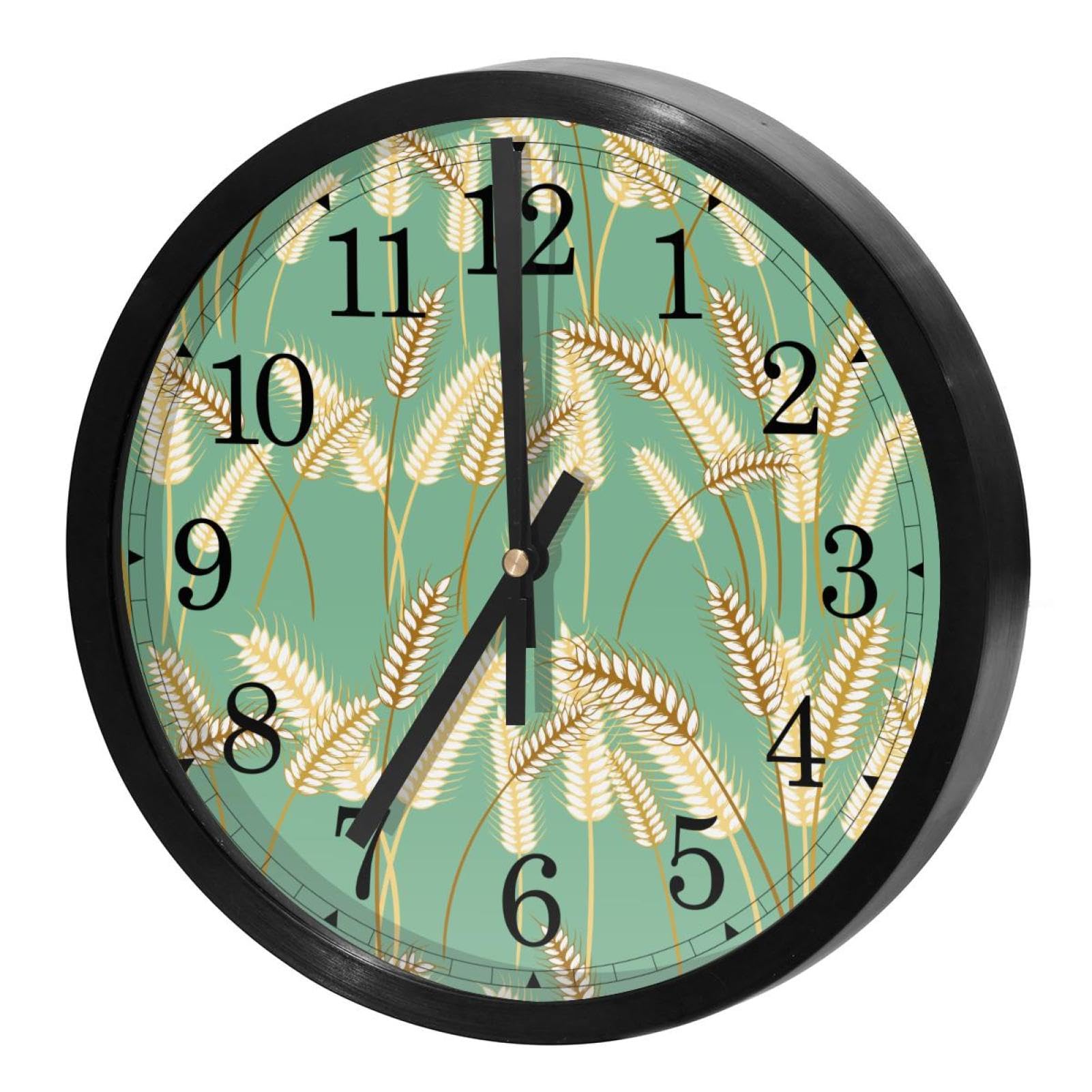 Horloge murale silencieuse sans tic-tac à piles pour un sommeil paisible en chambre