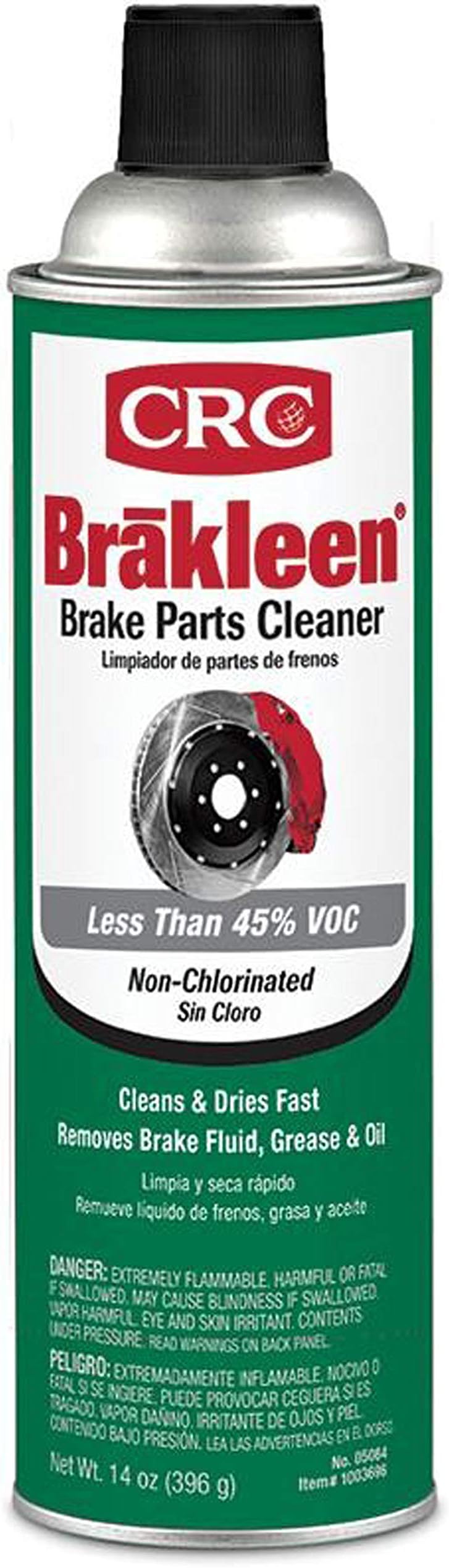 CRC BRAKLEEN Chlorine-Free Brake Parts Cleaner - Low VOC : Amazon.ca ...