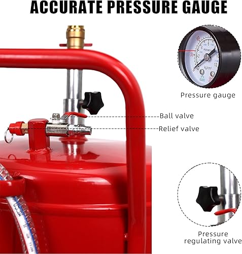 Miniatura 2 de MERXENG Tanque de drenaje de aceite residual portátil de 20 galones, contenedor de drenaje de aceite, altura ajustable del embudo para cambiar