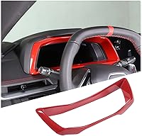 Vista 8 de Daeiclru Marco de cubierta de ABS para panel de salpicadero de automóvil compatible con Chevrolet Corvette C8 2020-2023, accesorios de ajuste