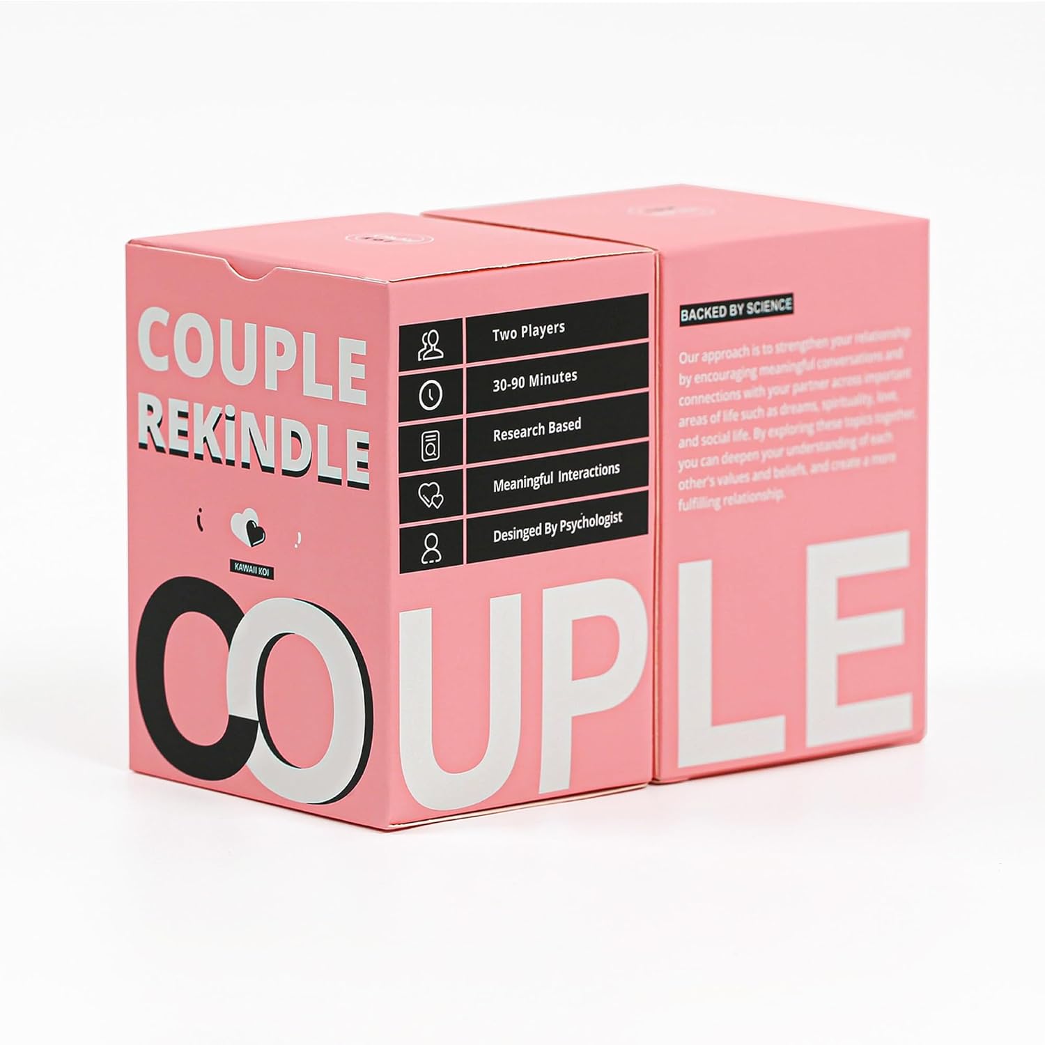 Couple Rekindle – 165 Conversation Cards for Couples, Explore 10 Life Areas to Deepen Connection, Strengthen Communication & Rebuild Intimacy, Perfect for Date Nights, Gifts & Relationship Growth