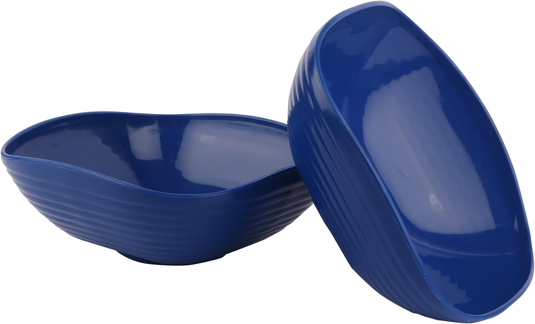 Homray Plastic Bowl, 1.2-Litre, Set of 2, Dark Blue
