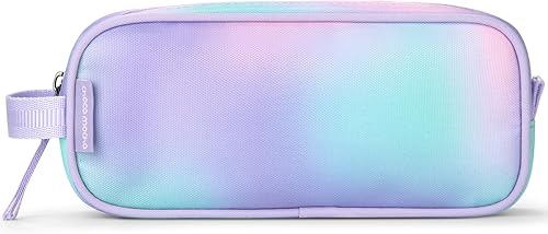 Miniatura 8 de Choco Mocha Estuche para lápices para niñas, estuche pequeño con cremallera suave para niñas y niños, lindo estuche para lápices para niñas, estuche