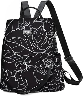 Anti-Theft Backpack for Women, Waterproof Nylon Daypack Shoulder Bag Ladies Rucksack Handbags Lightweight Travel Bag School Bags Fashion Casual Backpacks Purse for Girls