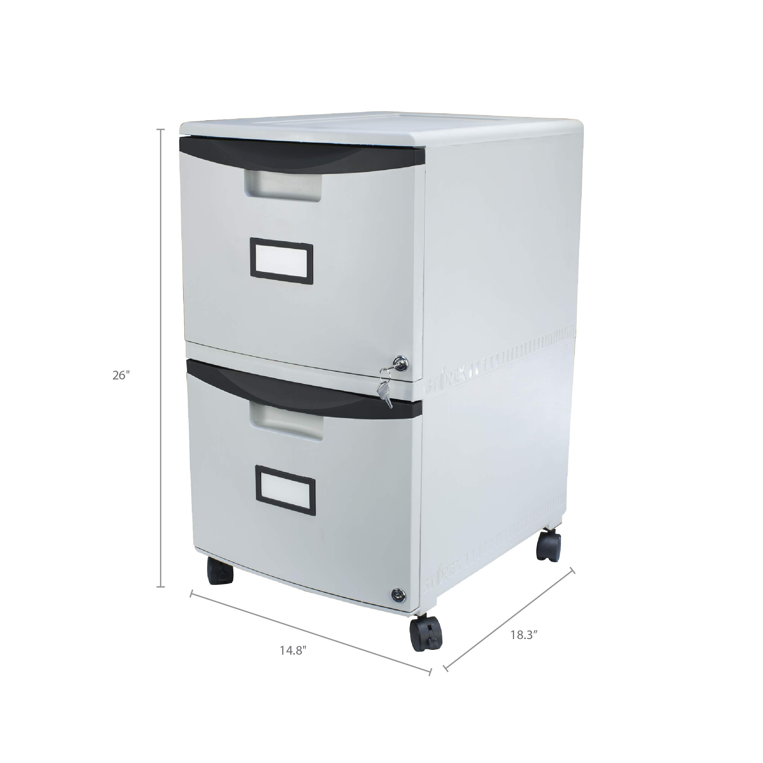 Storex 61311C01C - Archivador, paquete de 1, gris/negro