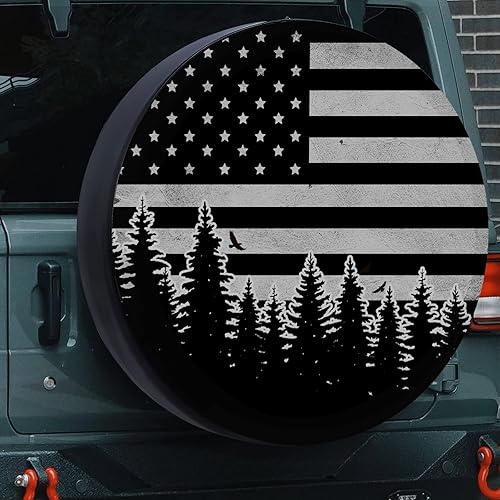 Sosolong Cubierta de neumático de repuesto para automóvil, cubiertas para neumáticos para camión, SUV, remolque, cámper, viajes, universal, se