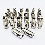 Bayattoo 9mm Steel Safety Practice Rounds Action Trainer Dummy Round Dry Fire Training Snap Cap (20pk)