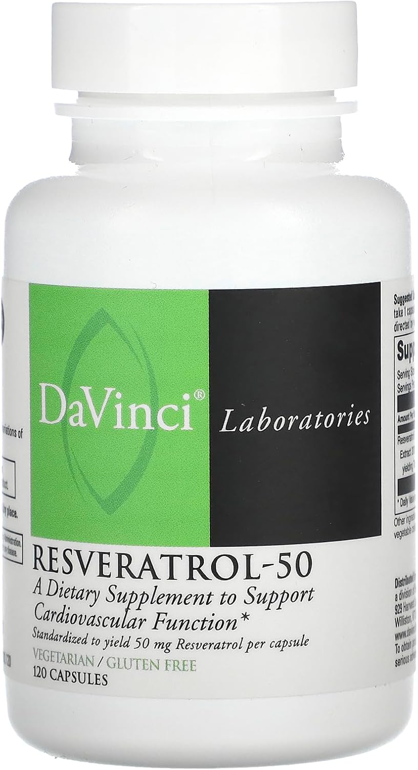 DaVinci Laboratories Resveratrol-50 120 Caps