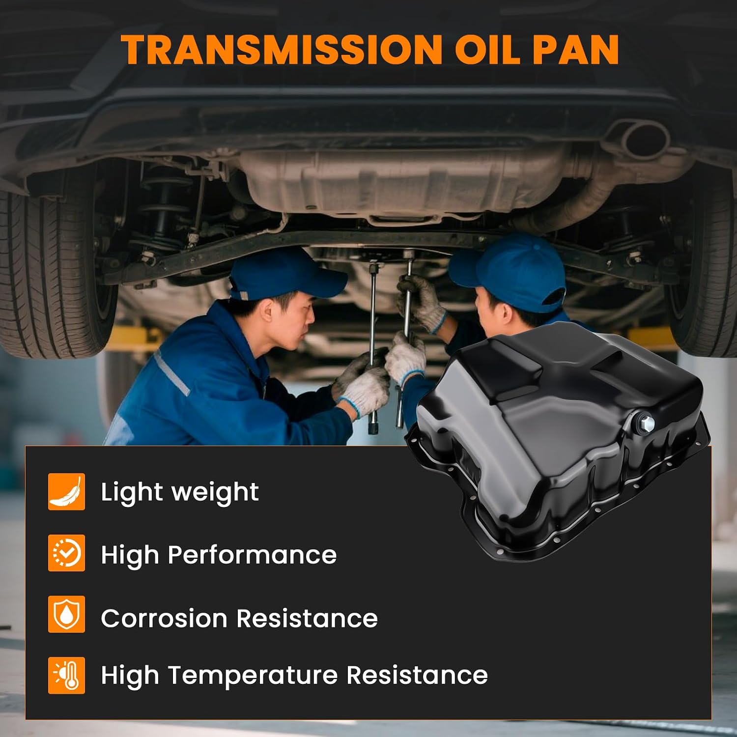 264-361 Engine Oil Pan Compatible with Chrysler 200 2011-2014, Sebring/Cirrus 2007-2010, Dodge Avenger/Journey 2009-2020, Caliber 2007-2012, Jeep Compass/Patriot 2007-2017 Replace 4884665AC