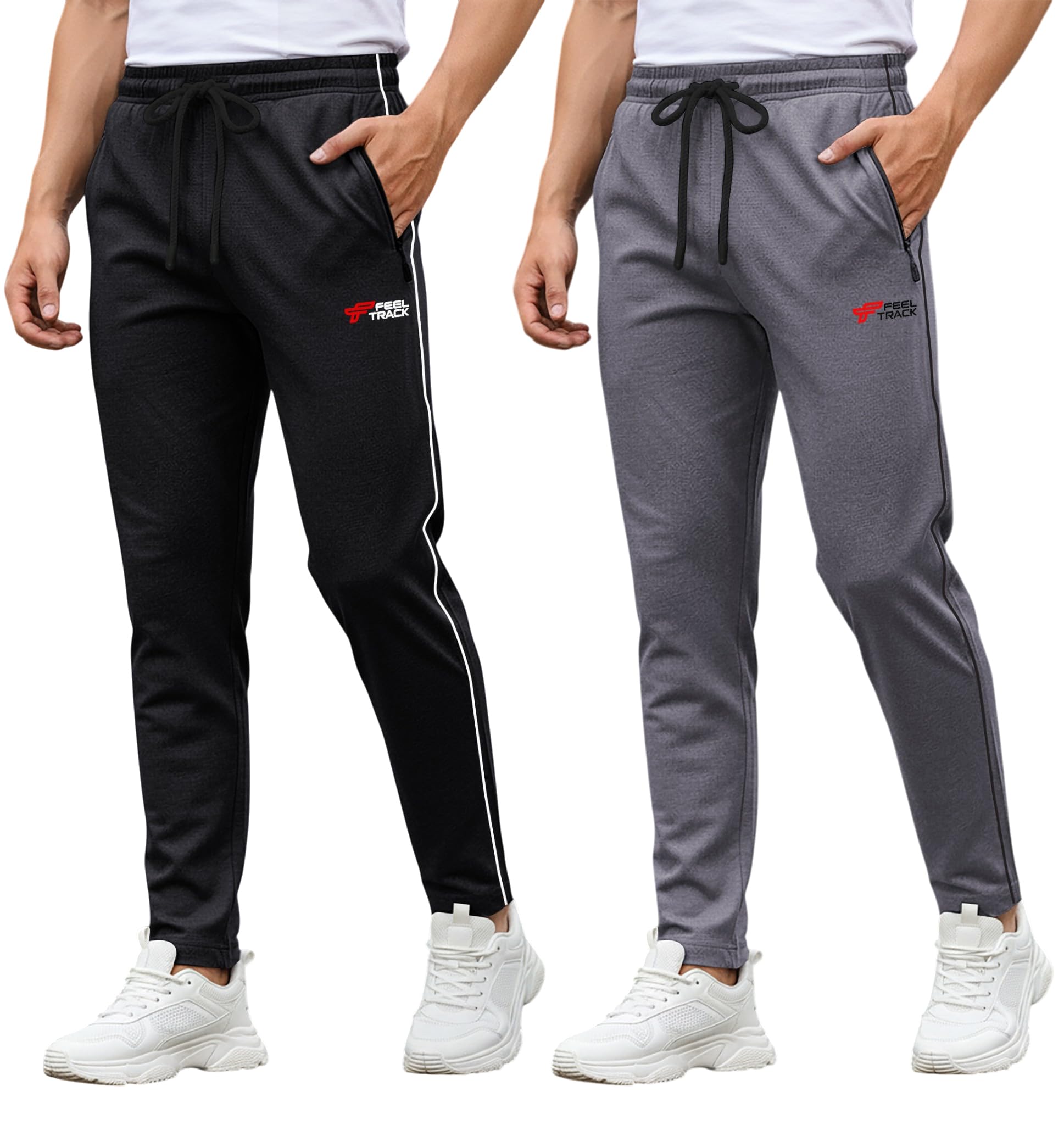 Men's Regular Fit Track Pants-image-44